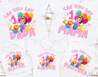 Ms Rachel Birthday Shirt Girl or Boy / Ms Rachel First Birthday Shirt / Family Matching Birthday Shirt / Ms Rachel First Birthday Outfit