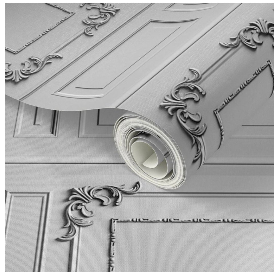 Playscale 1/6 Miniature Wallpaper. Peel and Stick Woven 24in X 16in