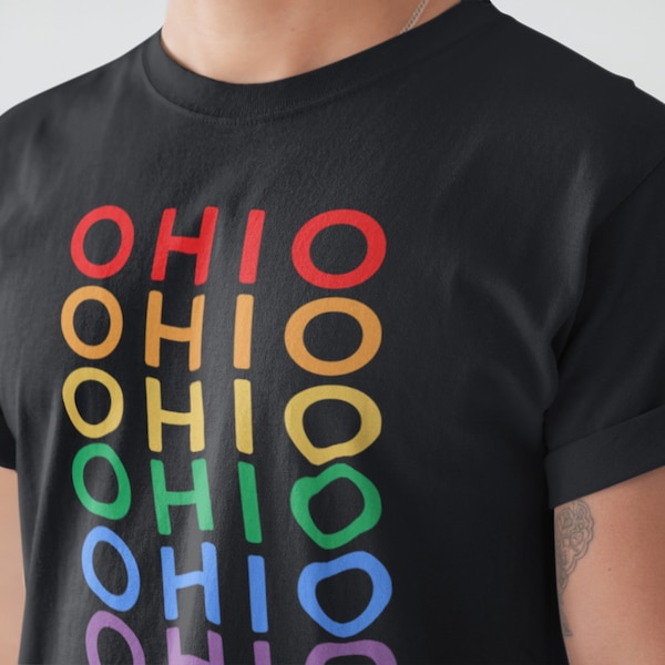 June Pride Month, Columbus Pride Parade, LGBTQ, Gay, Lesbian, Bisexual, Transgender, Queer, Asexual, Non binary, Rainbow, Ohio Clothing