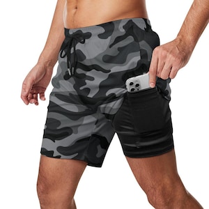 men's camo basketball shorts