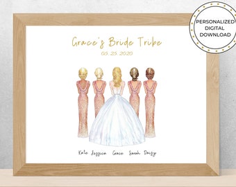 gift for bride before wedding from bridesmaid