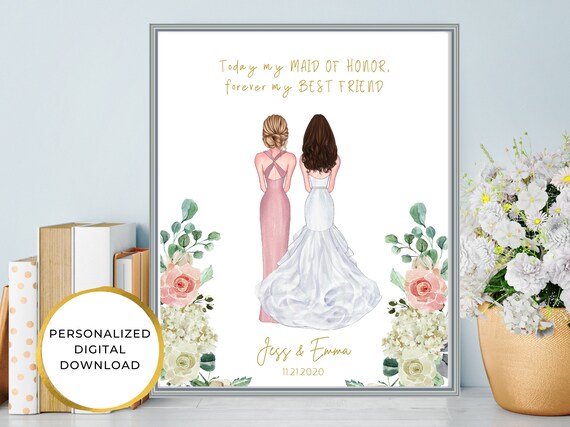 Wedding gift from cheap maid of honor