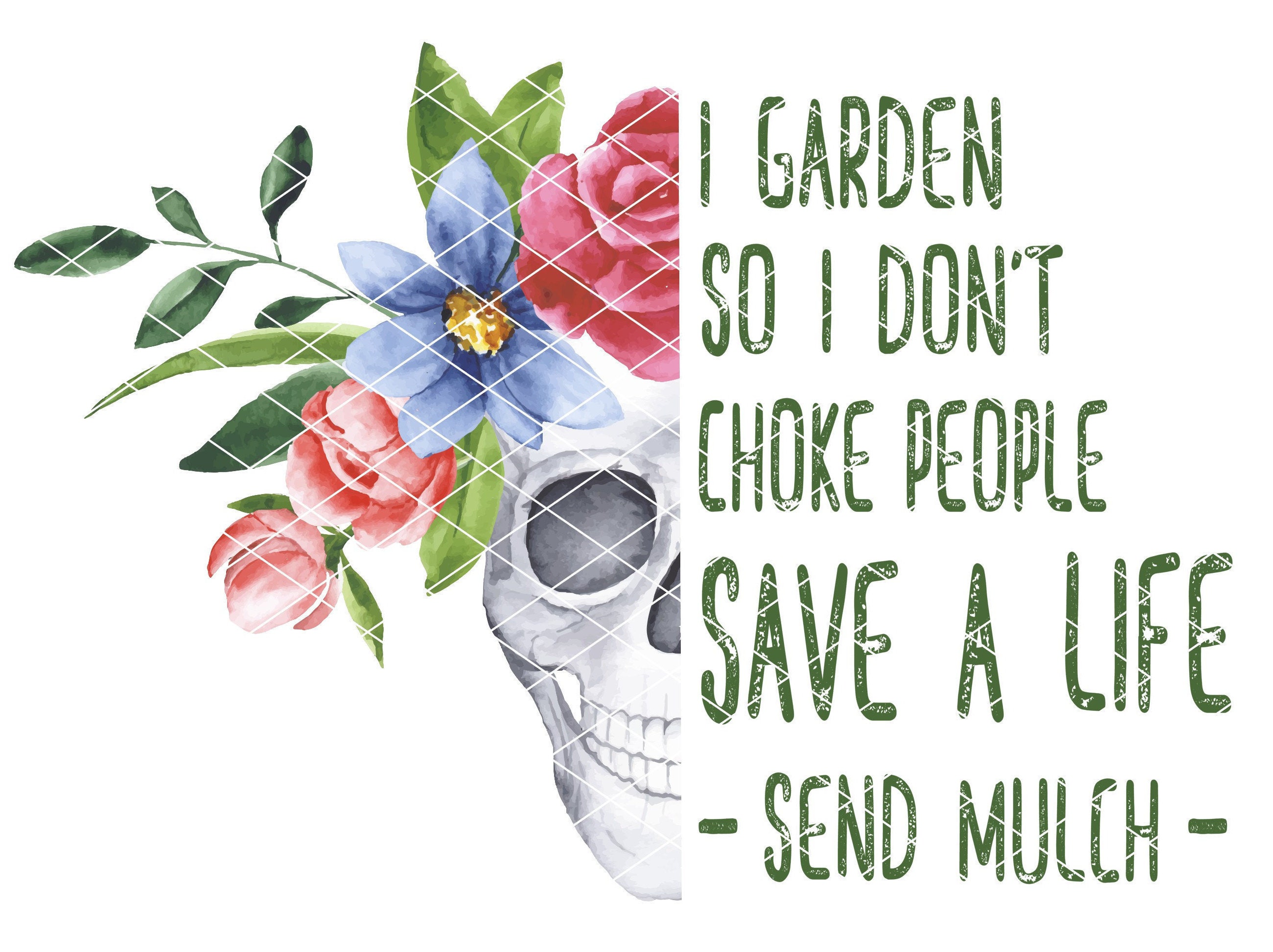 i garden so i dont choke people