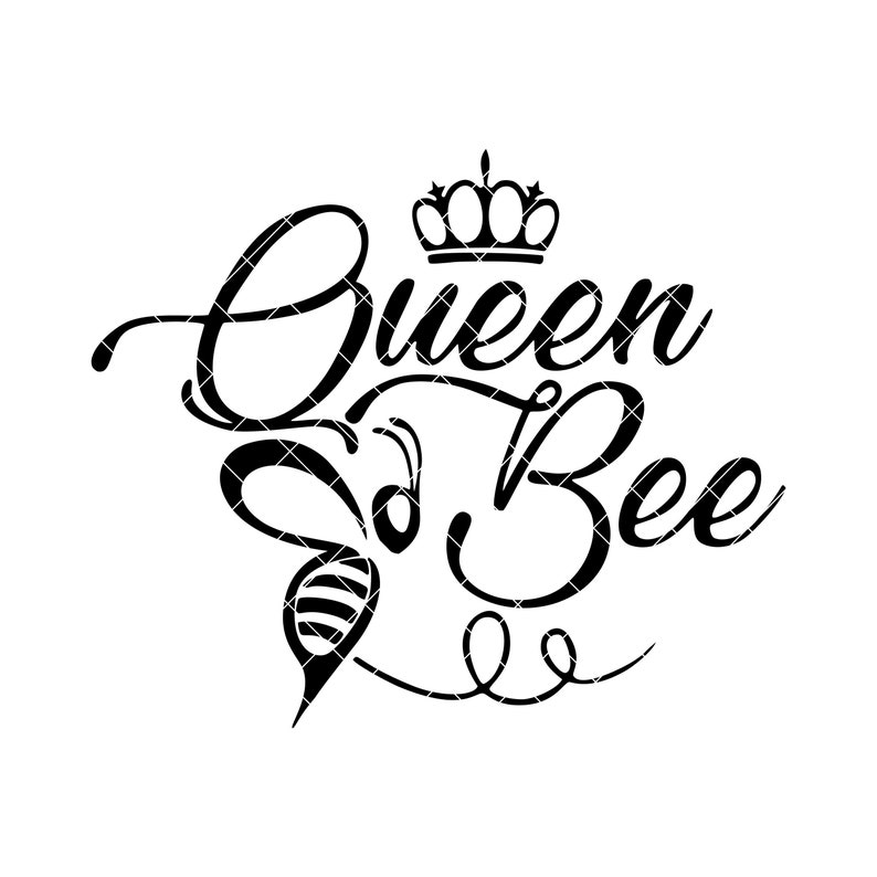 Download Queen Bee SVG Bumblebee SVG Queen Crown SVG Clipart Clip ...