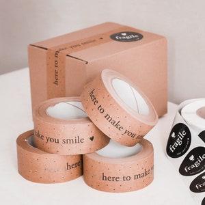 Klebeband "here to make you smile"