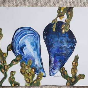 Blue Mussels (Print)