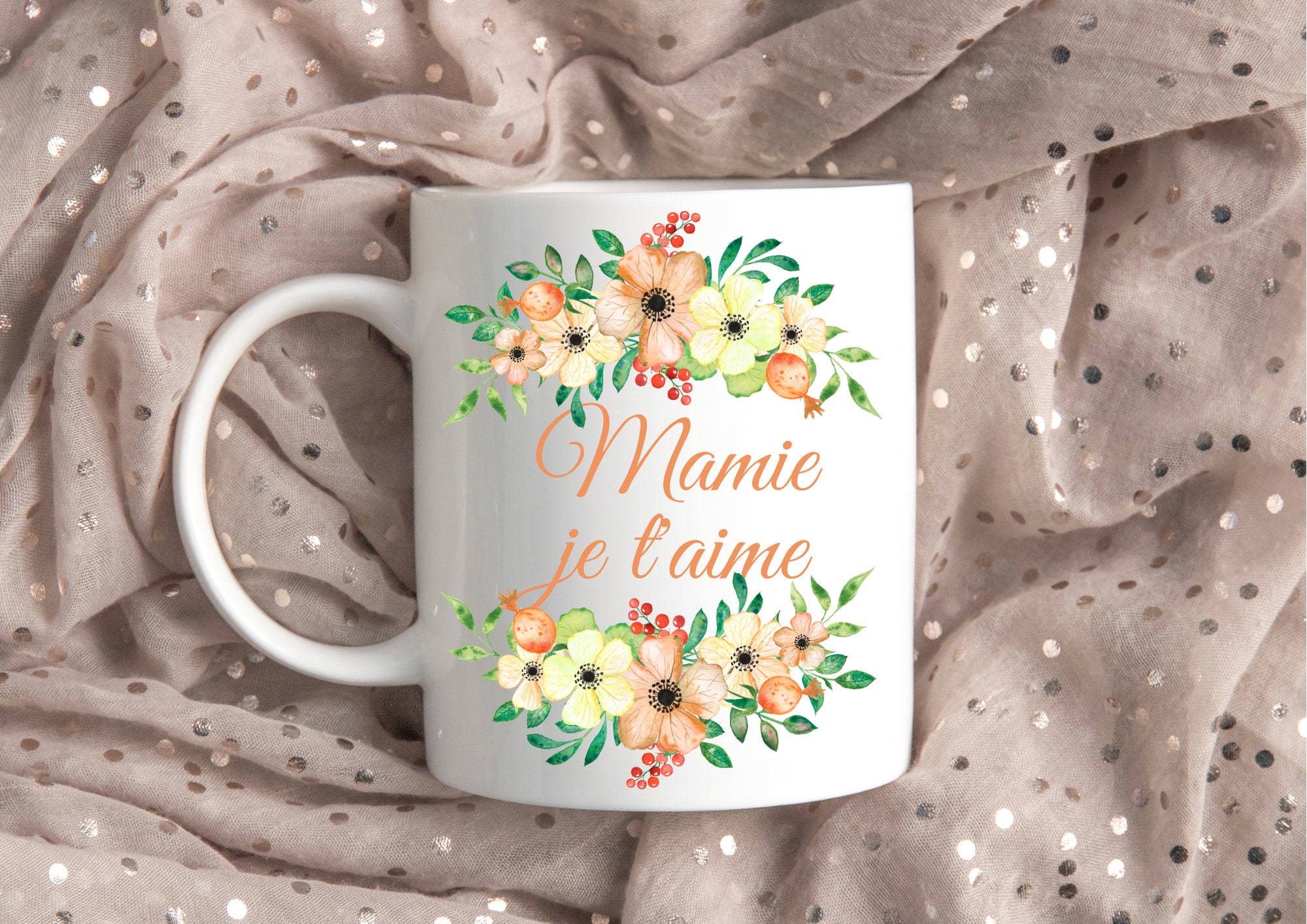 Mug à Personnaliser Cadeau Pour Mamie/Fête Des Grands-Mères