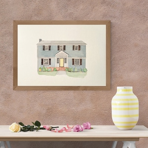 Aangepaste | Housewarming Gift | Jubileumcadeau | Originele kunst