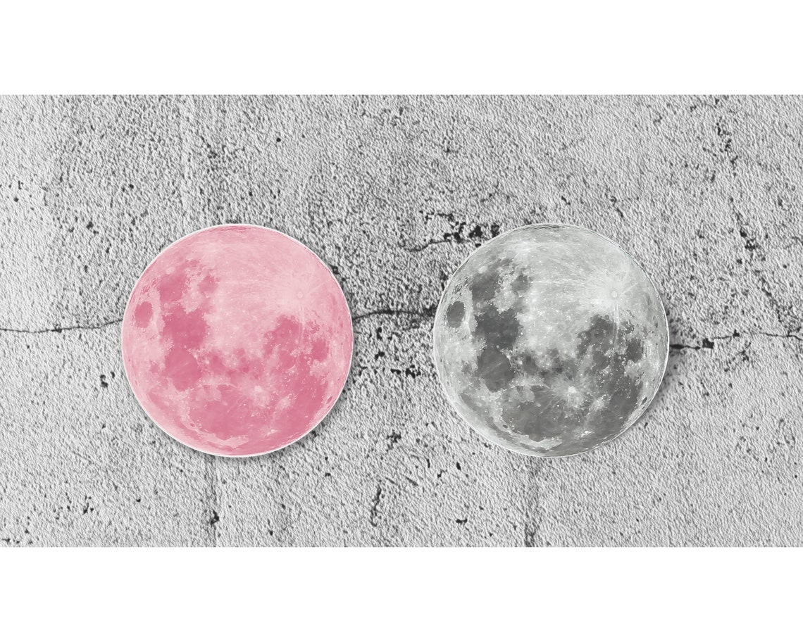 Moon Printable Planner Stickers Bullet Journal Art Journaling | Etsy