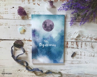 Sagittarius : Astrology Journal - Zodiac Notebook - Sagittarius Zodiac Book - 120 Lined Pages - Soft Matte Cover - Gift for Sagittarius