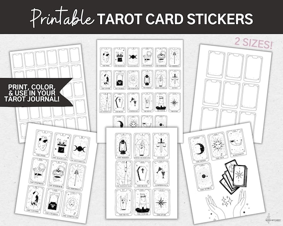 Tarot Stickers – Writual Planner