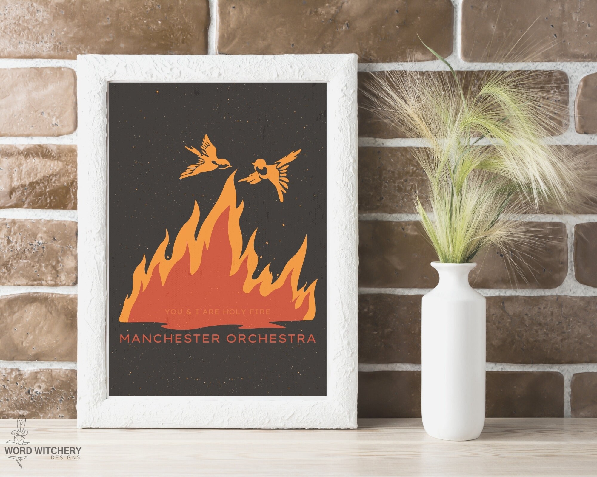 Manchester Orchestra Music Poster Bed Head Vintage Printable Etsy