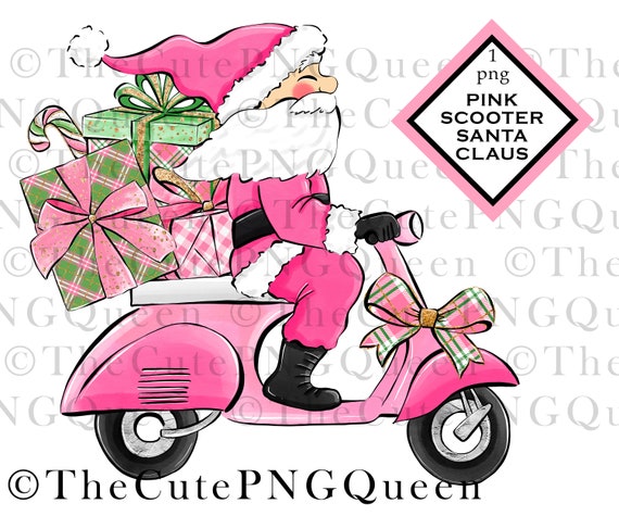 pink moped