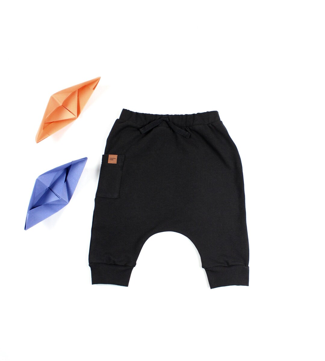 Kids Harem Shortskids Black Harem Shorts Caprikids Drop Etsy