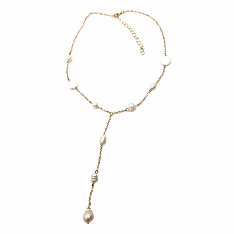 Freshwater Pearl Drop Necklace