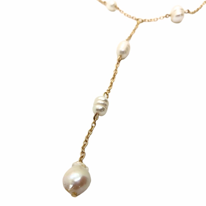 Freshwater Pearl Drop Necklace