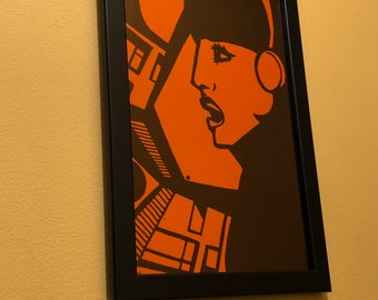 Contact Orange A4 Print with Orange Acetate