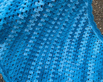 Seascape Waves Blanket Crochet Pattern