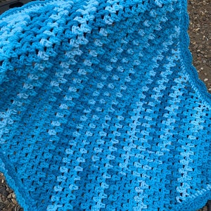 Seascape Waves Blanket Crochet Pattern