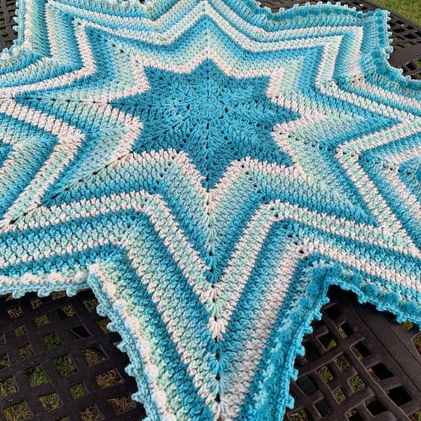 Celestial Mountain Blanket Crochet Pattern