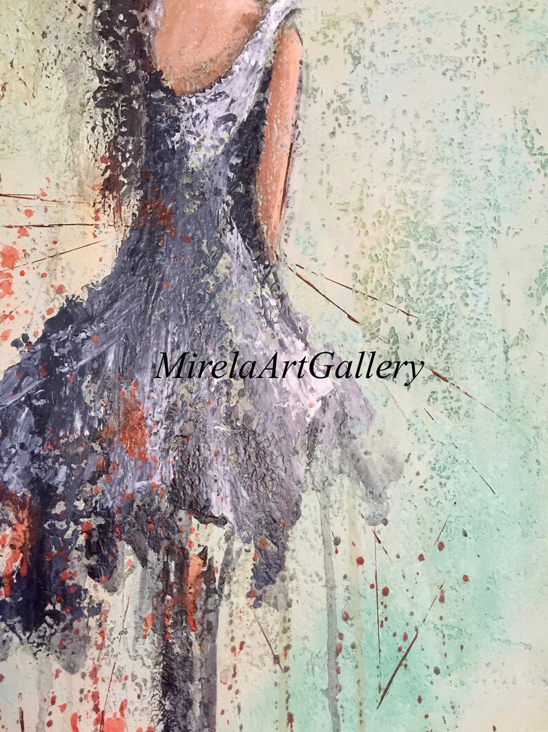 Palette Knife on Canvas Art Ready to Hang Original Abstract Etsy Canada