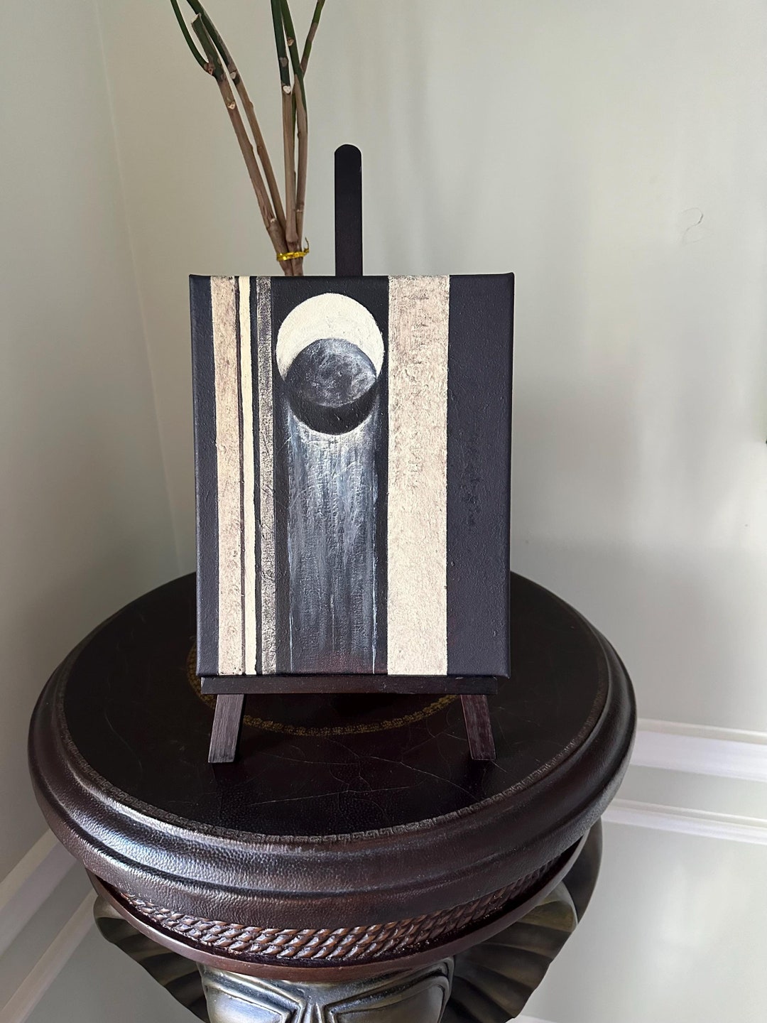 Visual Reference: Modern Imperfect Wabi Sabi Wall Art Original Japandi Minimalist