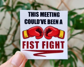 Meeting Faustkampf Sticker
