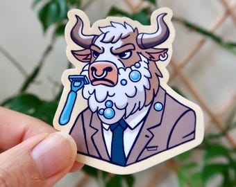 Professionele sticker voor Yak-scheerapparaat