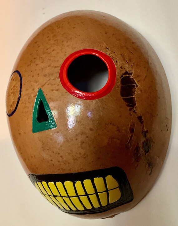 Day of the Dead Mask (Gourd) - image 3