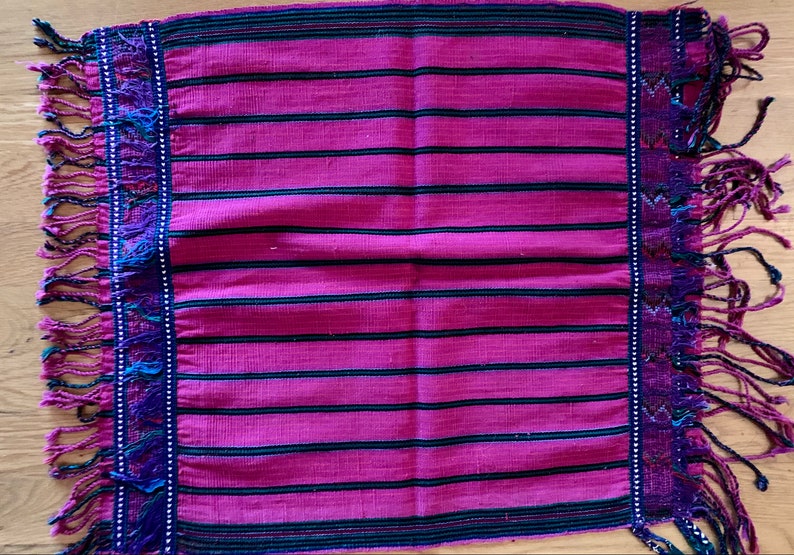 Handwoven Mat Guatemala