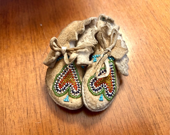 Newborn Moccasins - Deer Skin