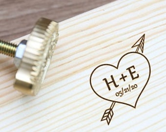 Wedding branding iron on wood  , Heart and Arrow Electric wood Branding Iron on wood  ,Leather wedding branding iron, Steak Food  branding