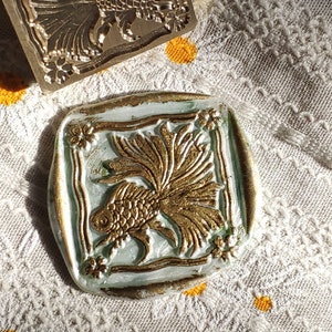 Goldfish Wax zegel stempel kit bruiloft aangepaste, bruiloft was stempel zegel, verzegeling was stempel, zegel stempel bruiloft, bruiloft stempel