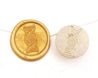 DNA Wax seal stamp kit wedding custom,science wax stamp seal ,sealing wax stamp,seal stamp wedding, science gift set