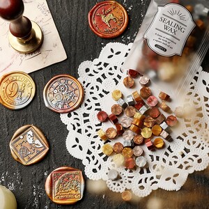 Gemengde kleuren parel Wax kralen voor zeehonden collectie, gemengde kleur wax kralen, 100 stuks afdichting Wax kralen voor wax seal, uitnodiging wax afdichting kralen
