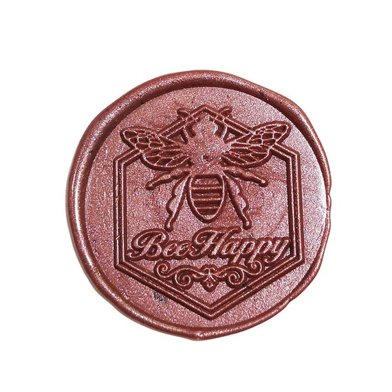 Bee Be Happy Wax Seal Stamp