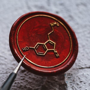 Serotonine Wax seal postzegel kit bruiloft custom, bruiloft wax stempel zegel, het verzegelen van was stempel, seal stempel bruiloft, bruiloft stempel was