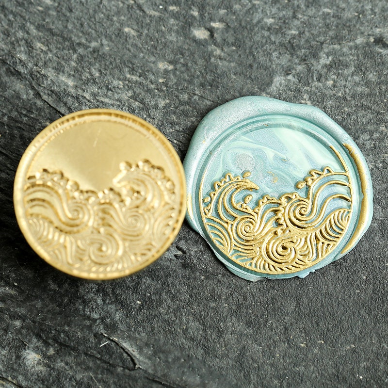 Tropical, Beach, Nautical Themed Wax Seals Stamps –