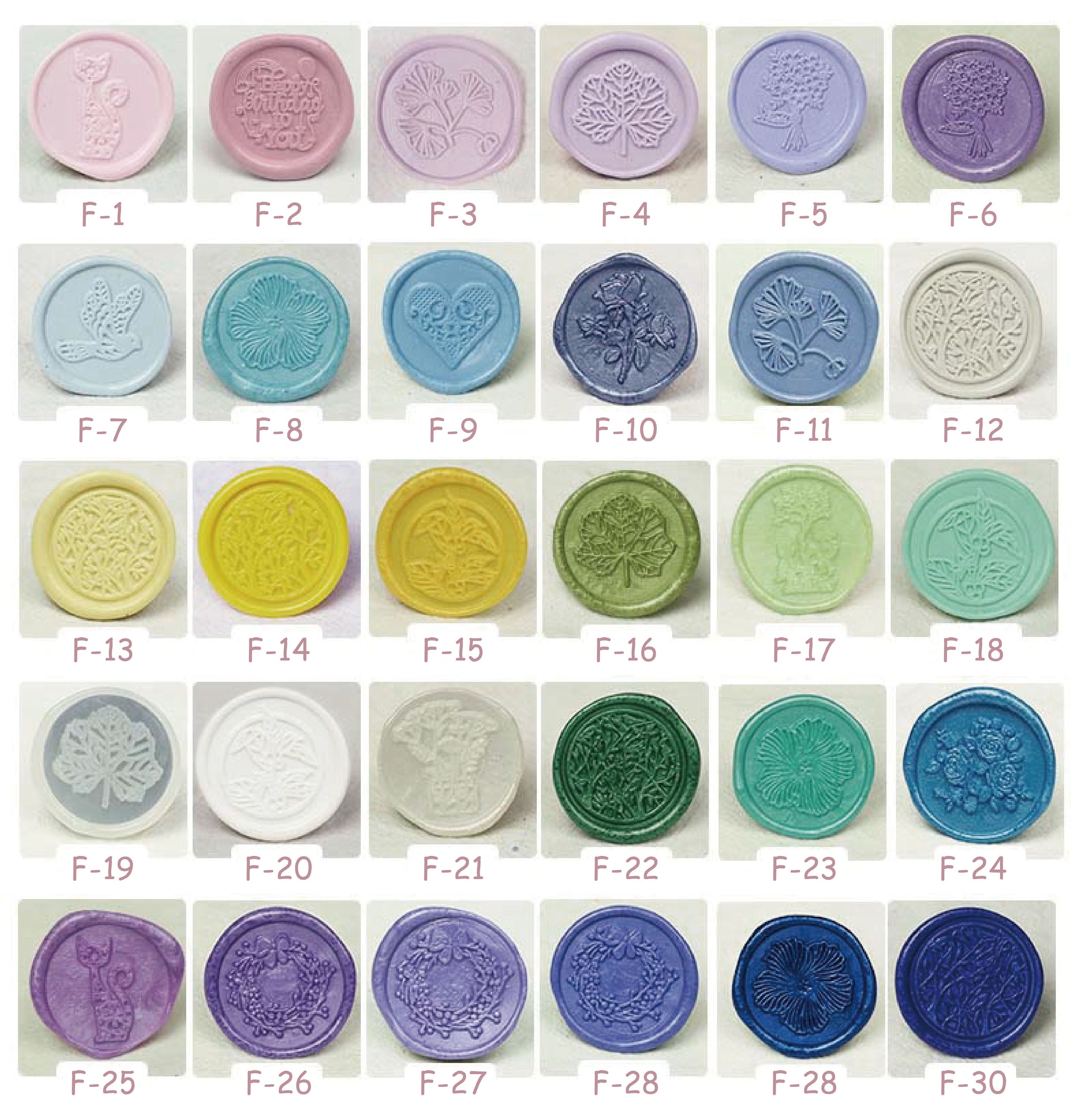 60 Colors Wax Beads for Seals Collection One Color Wax Beads Etsy UK