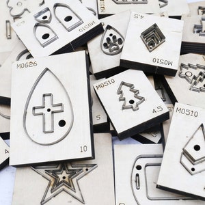 Troquel de corte de cuero personalizado, troqueladora de metal de acero personalizada, troquel de aretes personalizados, perforadora de cuero, troquelado de cuero