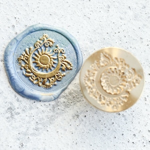 Magie Sonne Wachs Siegel Stempel Kit Hochzeit, Sonne Wachs Stempel Siegel, Skelett Dichtung Wachs Stempel, Siegel Stempel Hochzeit, Journal Siegel