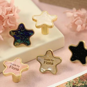 Cloud Drawer Pulls star Shaped Drawer Pulls Cabinet Handles Knobs Custom engrave Dresser Pull Handles Drawer Knobs Kids Decorations moon