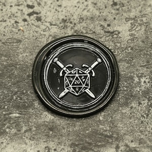 Schwert D20 Gamer Würfel Wachs Siegel Set Hochzeit Custom, Schwert Wachsstempel Siegel,Siegelstempel Hochzeit,Hochzeitsstempel Wachs