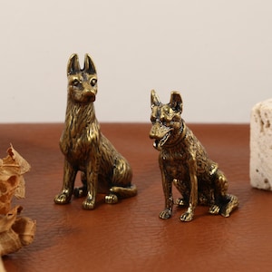 Golden Brass Dog Drawer Handle Dresser Knob Dog Cabinet Pull Knob wardrobe Pull Cupboard Handle Furniture Hardware