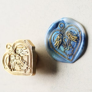Hart sleutel Wax zegel stempel kit bruiloft aangepaste, onregelmatige wax stempel zegel, zegel was stempel, zegel stempel bruiloft, bruiloft stempel wax