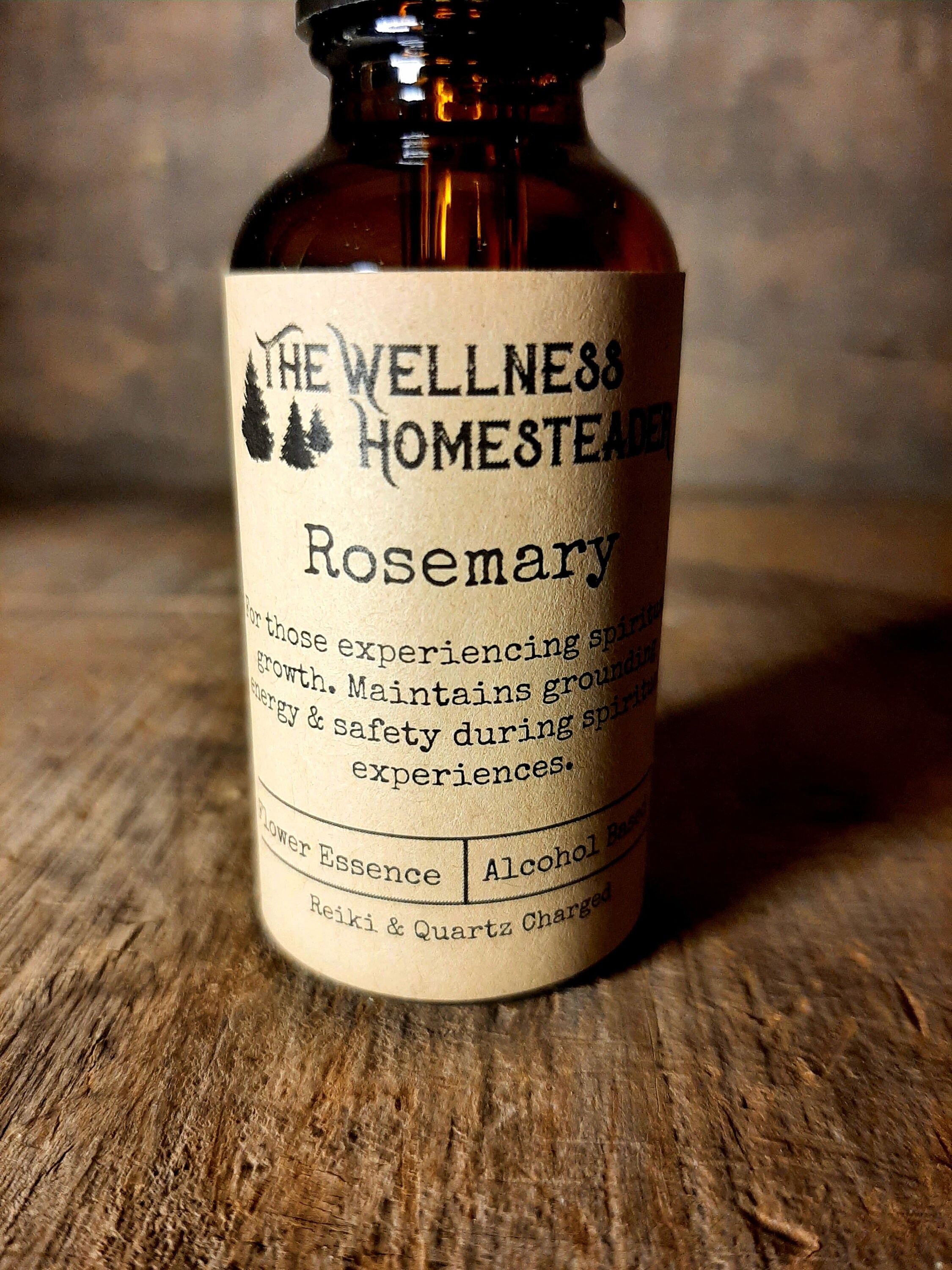 Rosemary Flower Essence Apple Cider Vinegar or Brandy Etsy