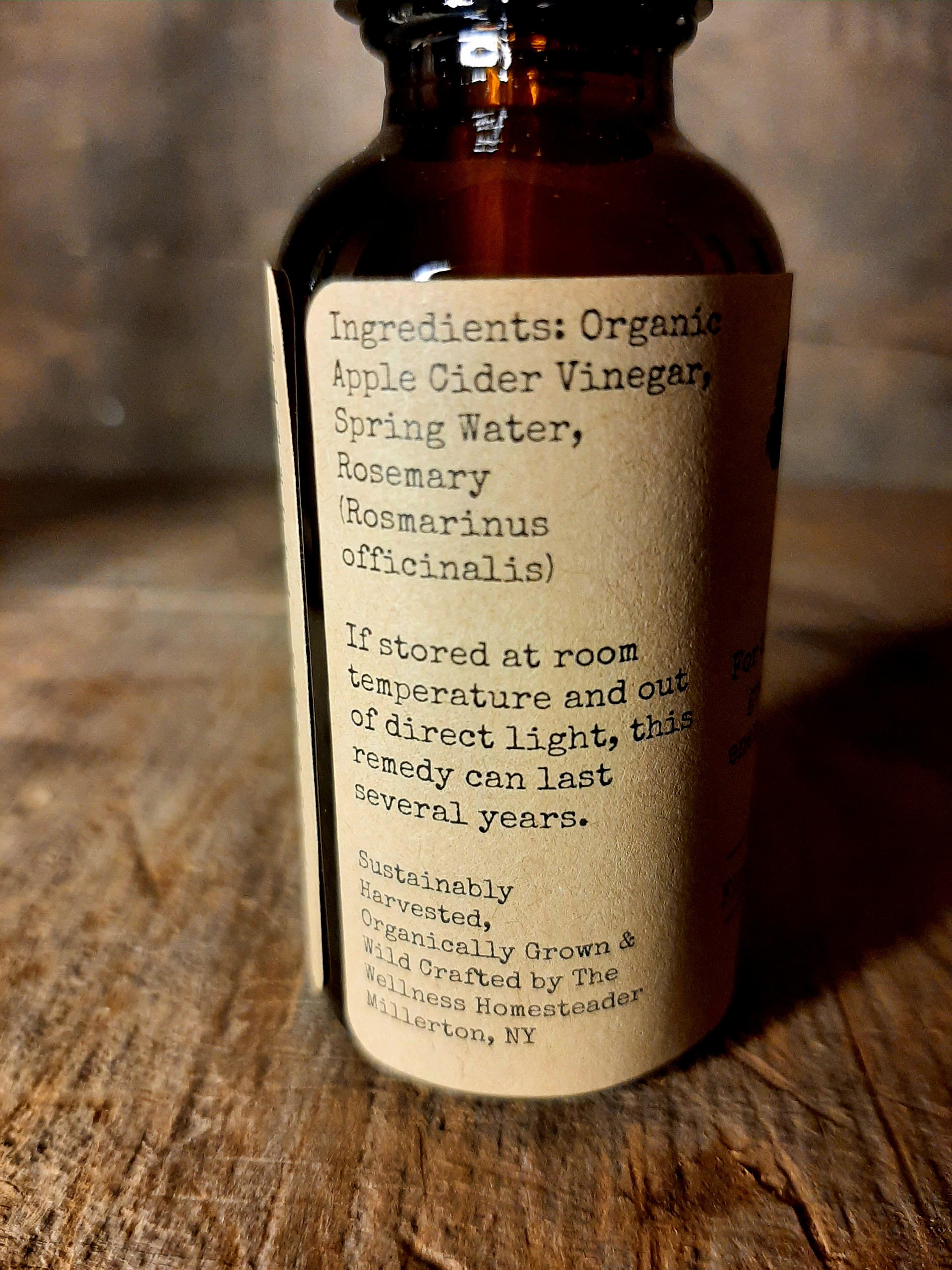 Rosemary Flower Essence Apple Cider Vinegar or Brandy Etsy