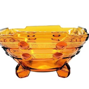 1930&#39;s Stölzle Art Deco Glass Bowl