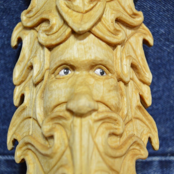 Wood Spirit : Le Roi Chêne, WoodSpirit, Esprit de la Forêt, Etre surnaturel, Oak King, Sculpture Bois Mystique, Woodcarving, Wood Carving