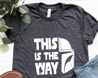 Detta är vägen-tröja, Mandalorian-tröja, Star Way Star Galaxy Edge-tröja, Mandalorian och barnet-tröja, Mandolorian-tröja,